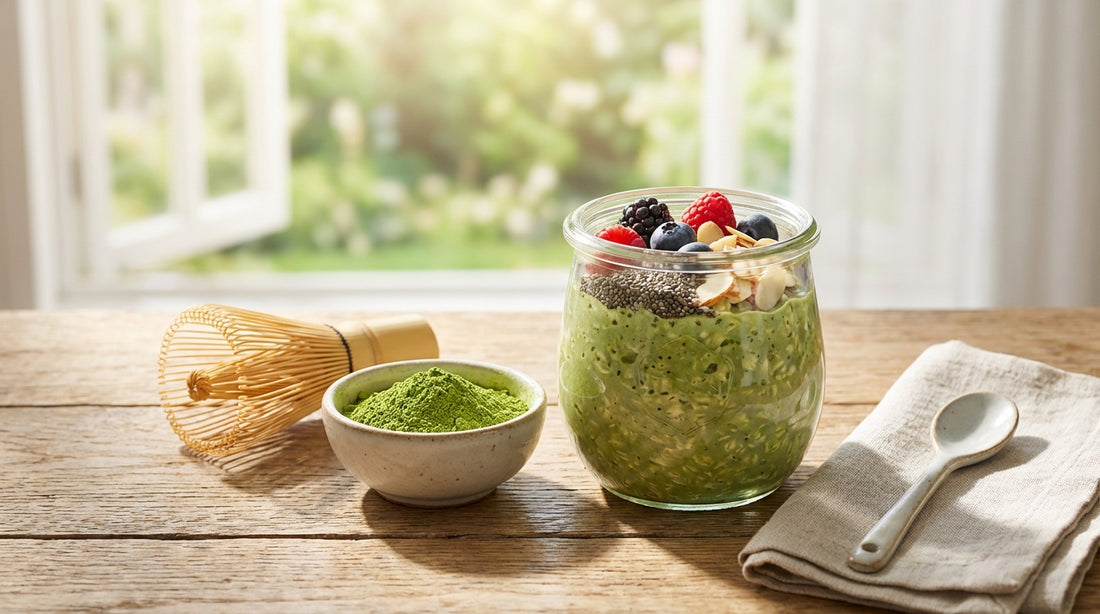 Gesunde Matcha Overnight Oats: Das schnelle Power-Frühstück Rezept