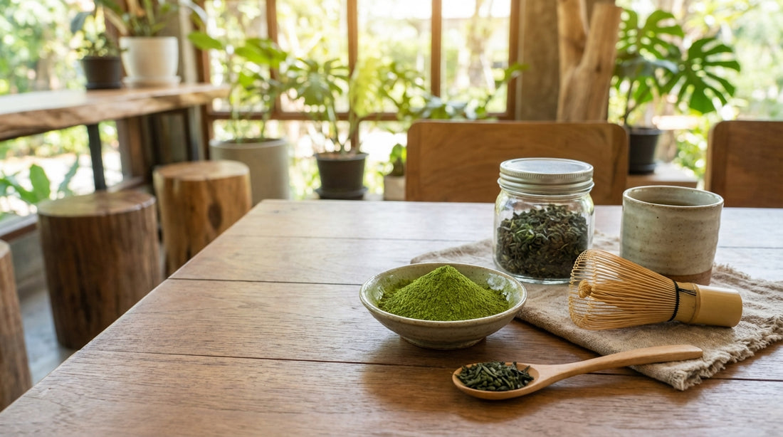 Entdecken Sie die Vielfalt von Matcha-Pulver: Unterschiede zwischen Tencha und Sencha